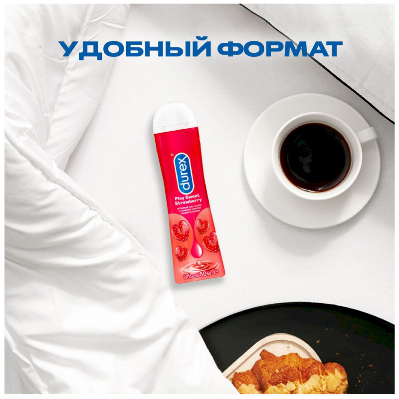 Гель-смазка Durex Play Sweet Strawberry, 50мл — фото 1