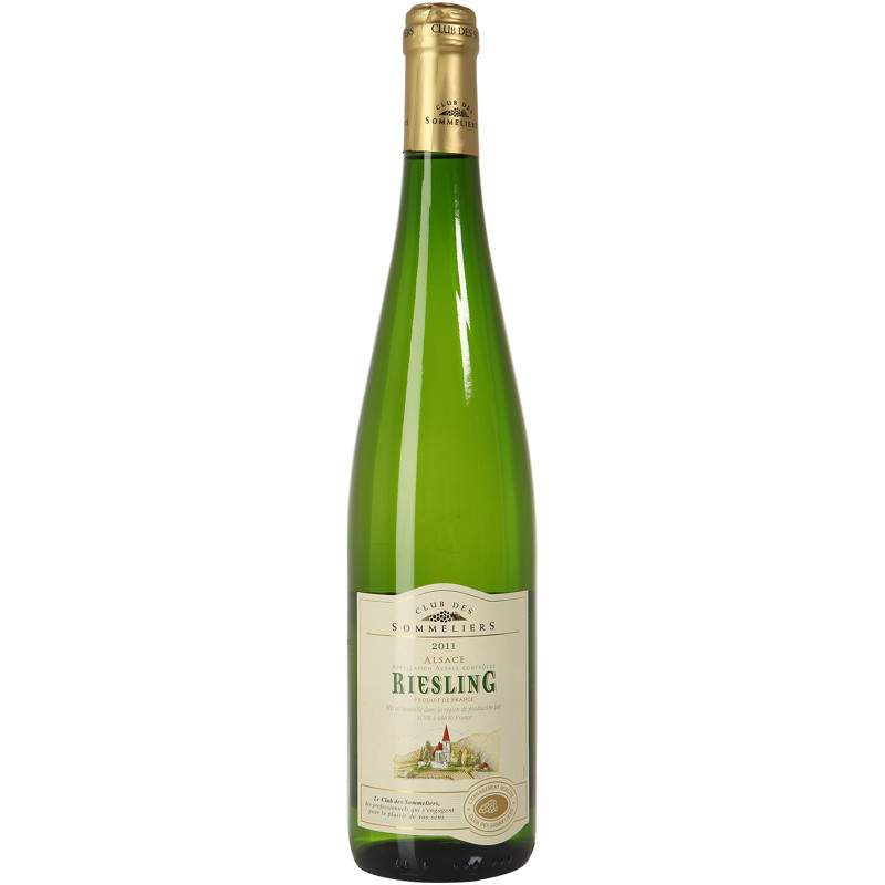 Вино Club Des Sommeliers Riesling белое полусухое 12%, 750мл