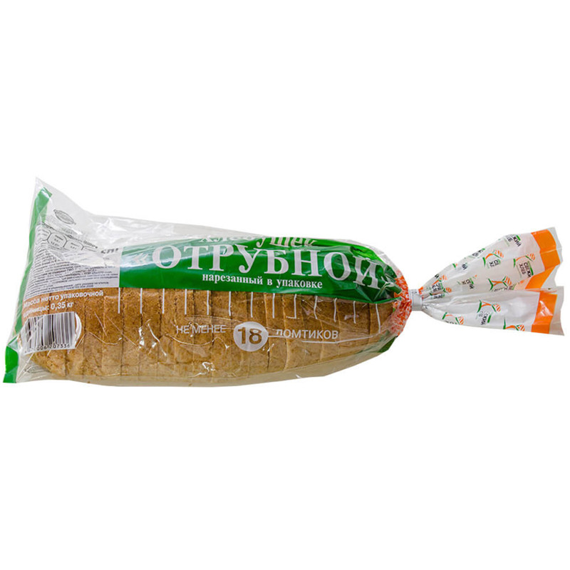 Хлеб Проект Свежий Хлеб Отрубной нарезка, 350г — фото 1