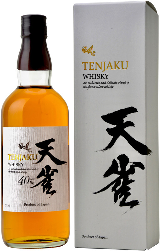 Виски Tenjaku японский купажированный 40% в подарочной упаковке, 700мл
