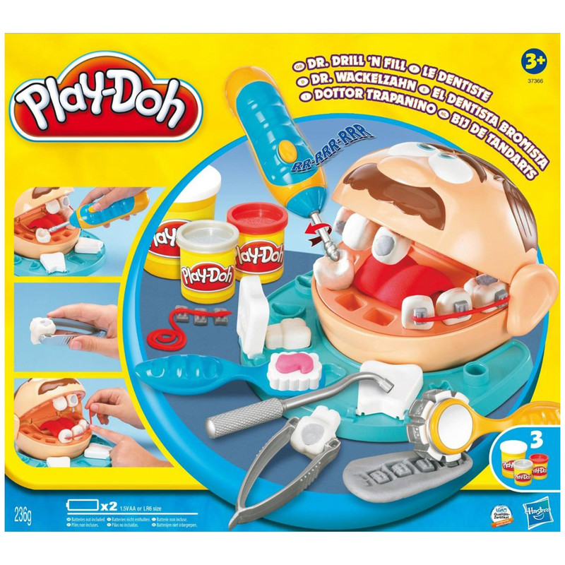 Игровой набор стоматолога для лепки мистер зубастик Play-Doh