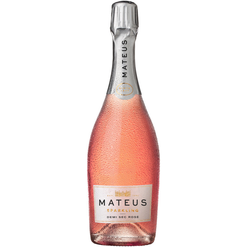 Вино игристое Mateus розовое полусладкое 11.5%, 750мл