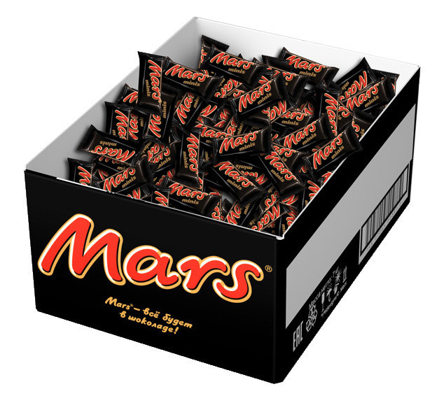 Шоколадный батончик Mars Minis с нугой-карамелью — фото 3