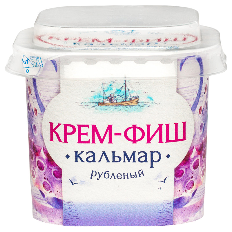 Паста Европром Крем-фиш Кальмар рубленый пастеризованная, 150г