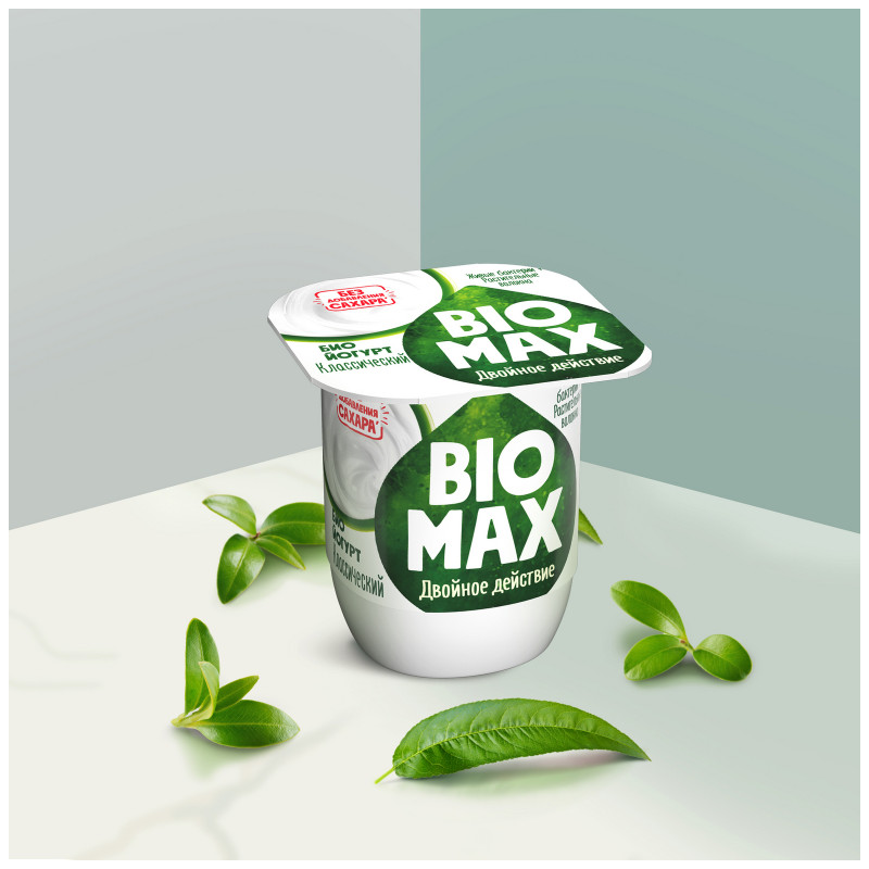Биойогурт BioMax классический 2.7%, 125г — фото 3
