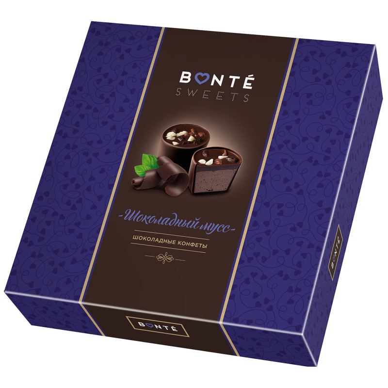 Конфеты Шоколадный мусс шоколадные Bonte, 116г — фото 2