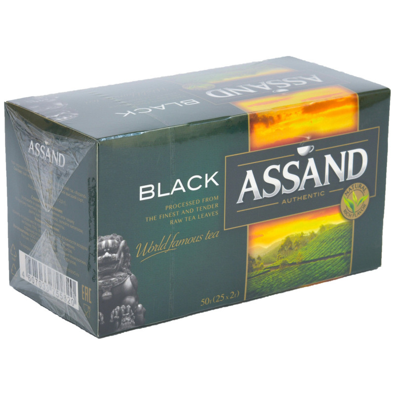 Чай Assand чёрный цейлонский, 25х2г — фото 1