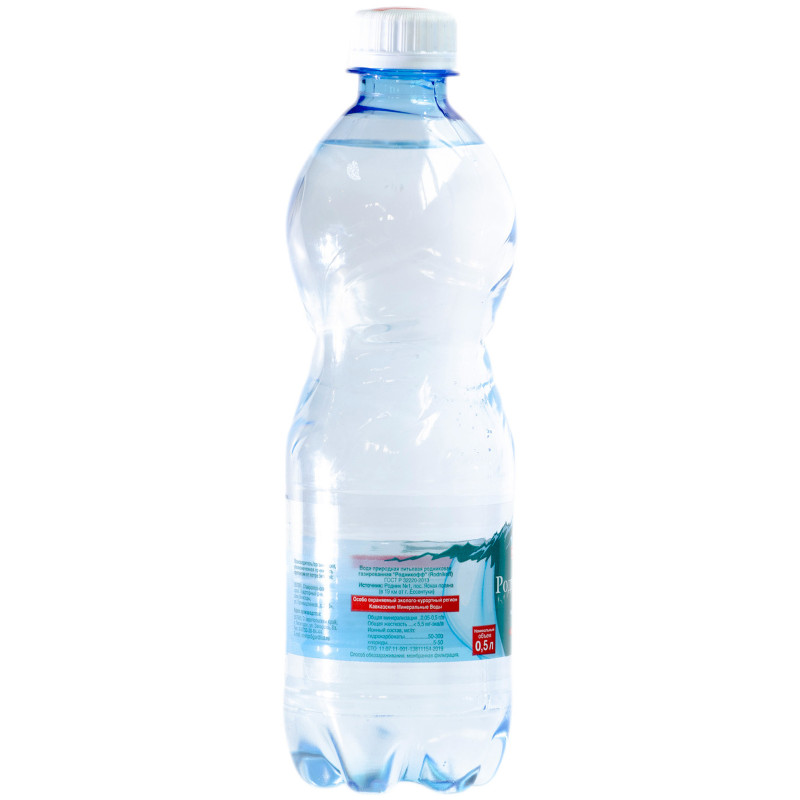 Вода Родникофф родниковая природная питьевая газированная, 500мл — фото 1