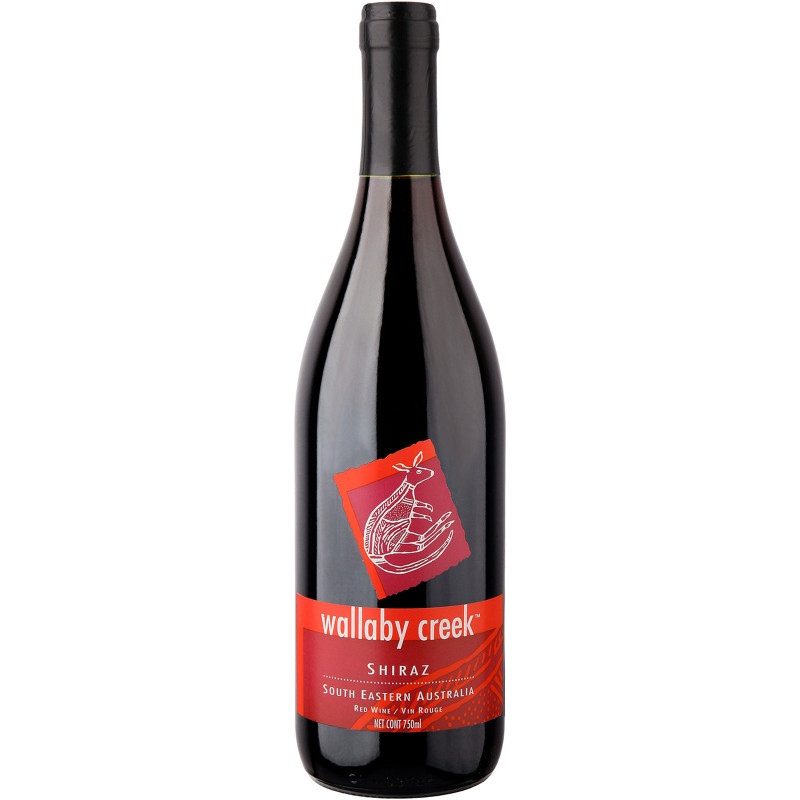 Вино Wallaby Creek Шираз красное сухое 13.5%, 750мл