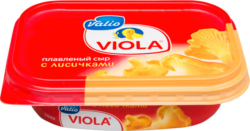 Сыр плавленый Viola с лисичками 60%, 200г