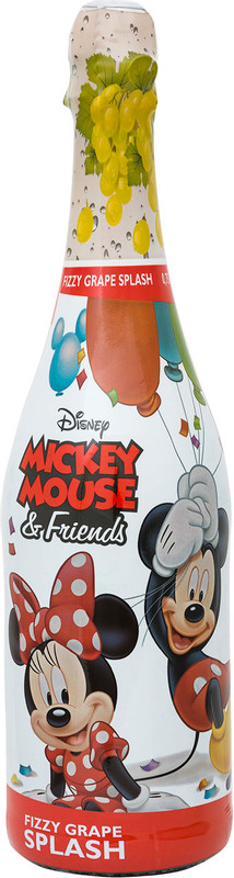 Напиток безалкогольный Disney Микки Маус газированный, 750мл
