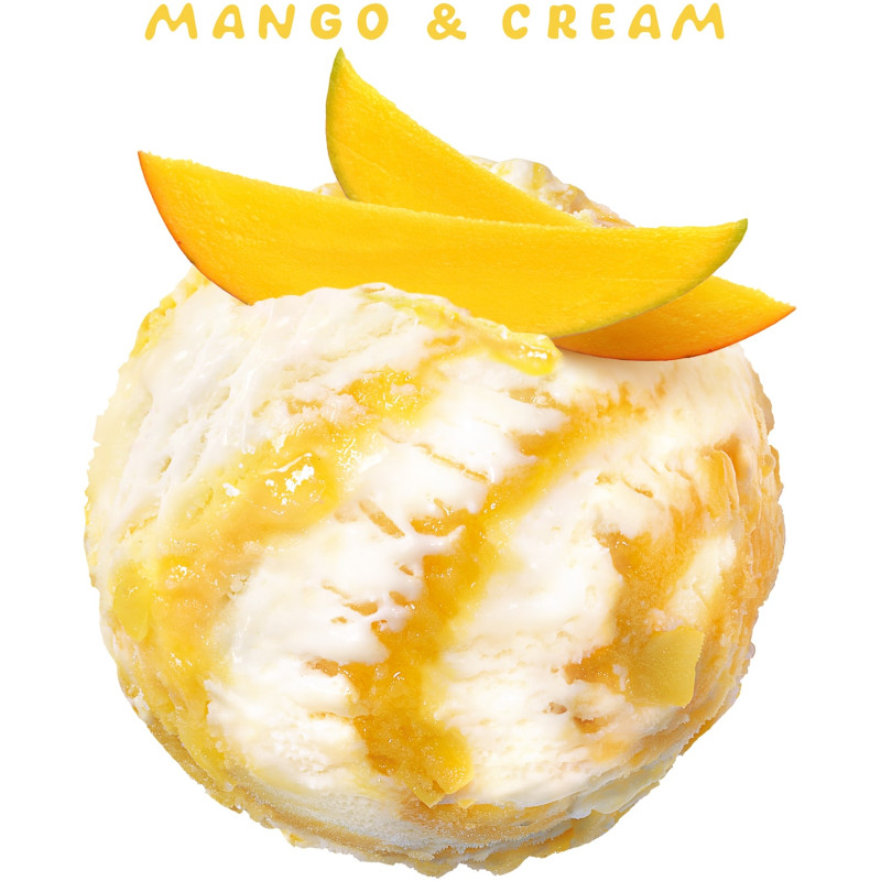 Десерт-мороженое Monterra Манго Cливки, 2,4кг — фото 1