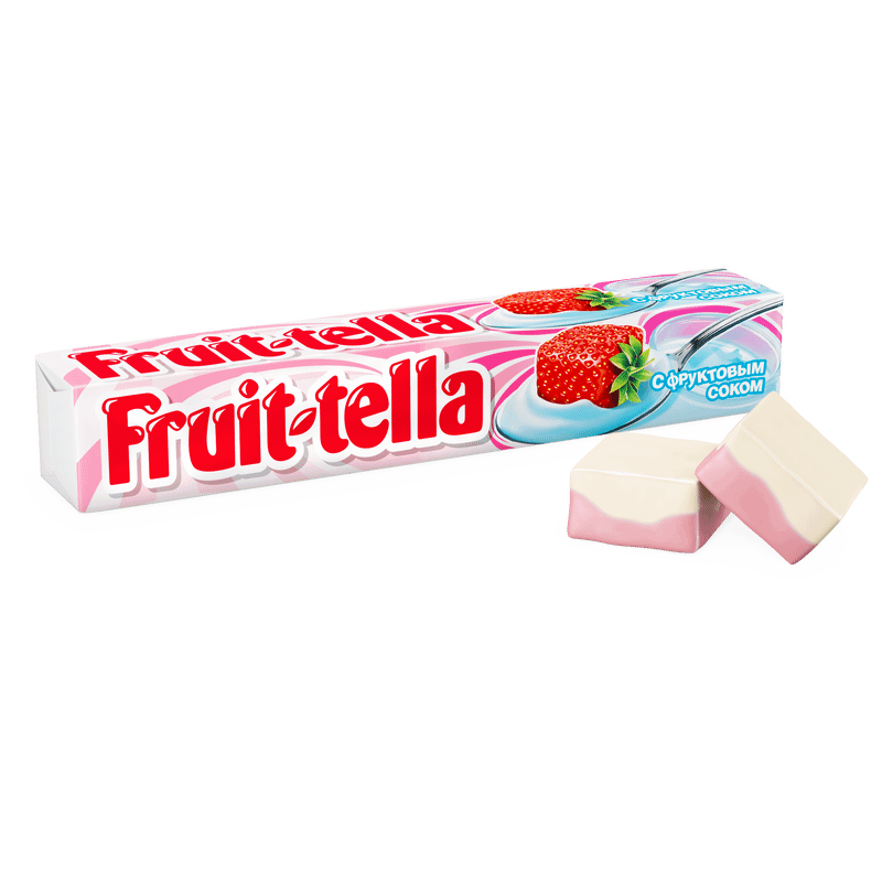 Конфеты Fruittella жевательные со вкусом клубничного йогурта, 41г