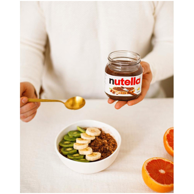 Паста Nutella ореховая с добавлением какао, 350г — фото 5