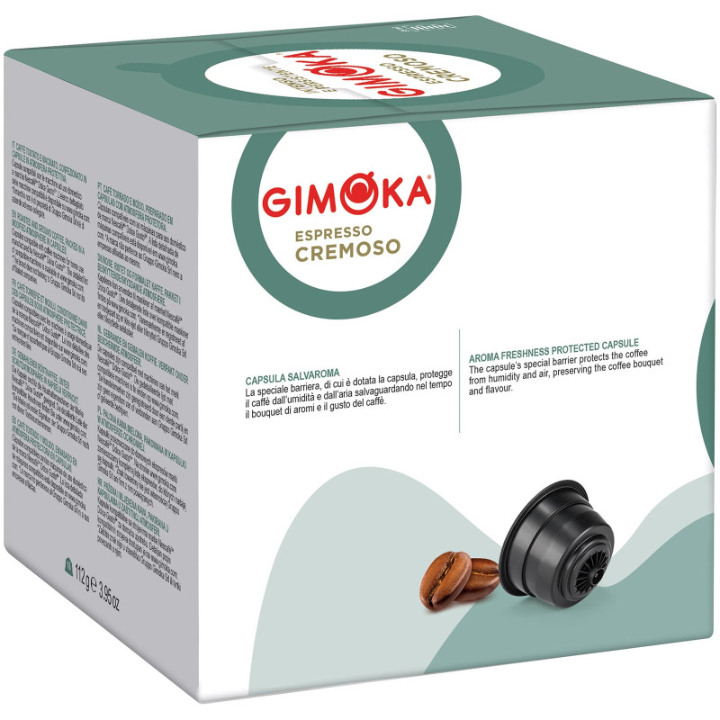 Кофе в капсулах Gimoka Cremoso Espresso, 16х112г — фото 1