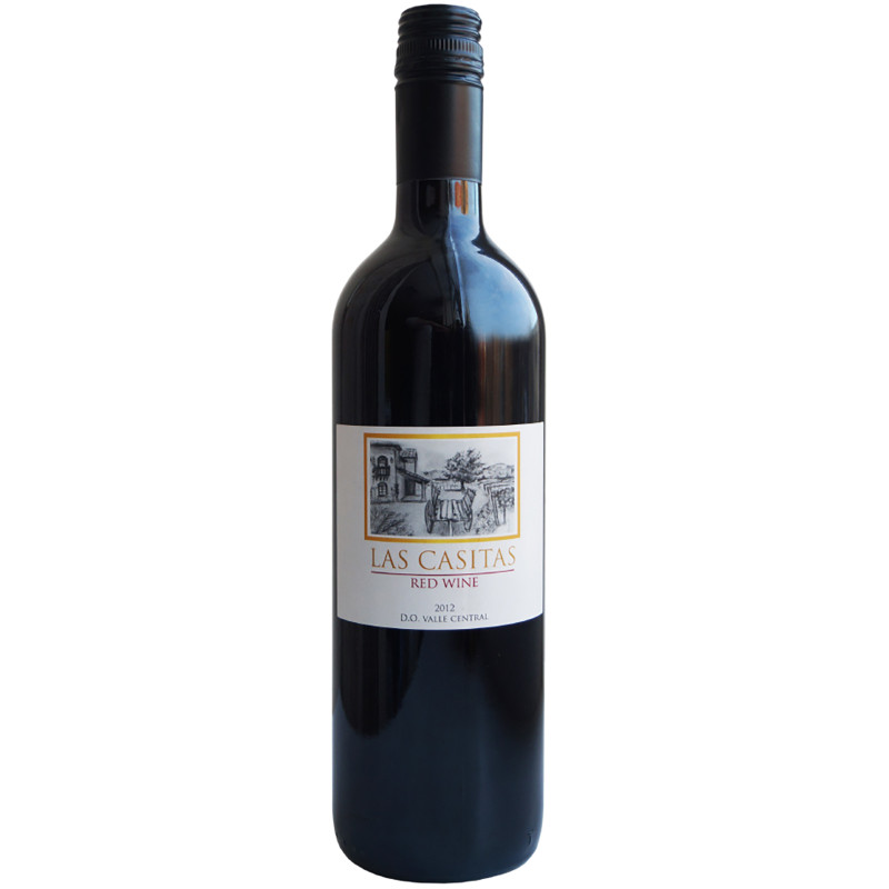 Вино Las Casitas красное сухое 12.5%, 750мл