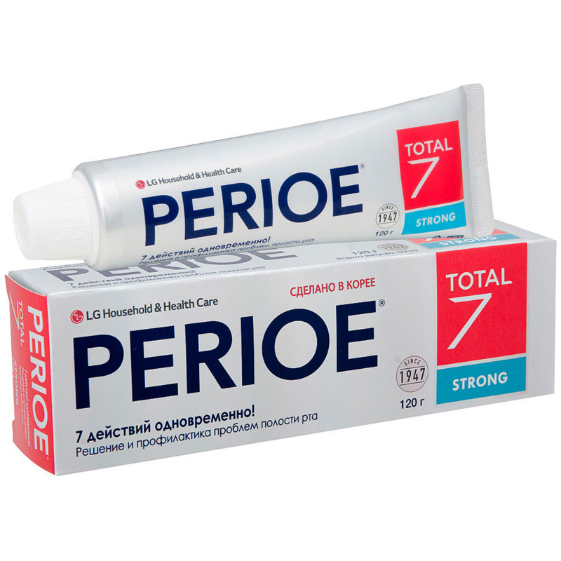 Зубная паста Perioe Total 7 Strong комплексного действия, 120г — фото 2
