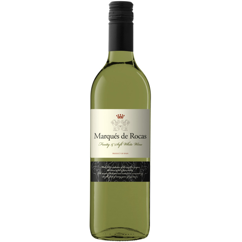 Вино Marques de Rocas белое сухое 11%, 750мл