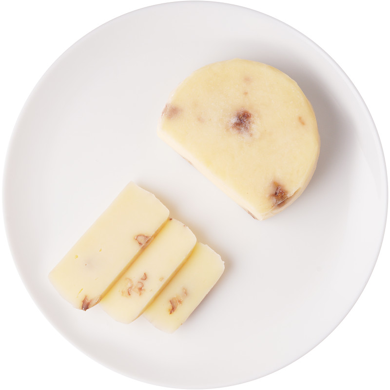 Сыр Качотта По-Итальянски с грецким орехом 45%, 200г — фото 1