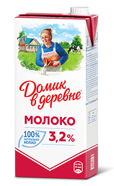 Молоко Домик в деревне ультрапастерилизованное 3.2% 950мл — фото 7