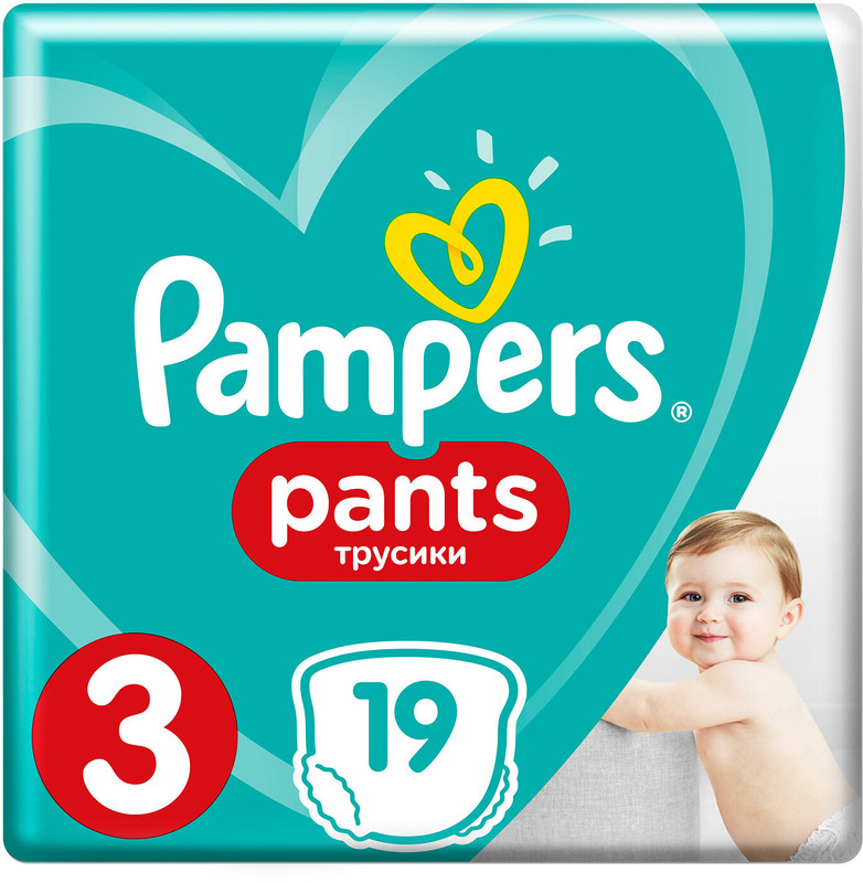 Подгузники-трусики Pampers Pants Midi р.3 6-11кг, 19шт — фото 3