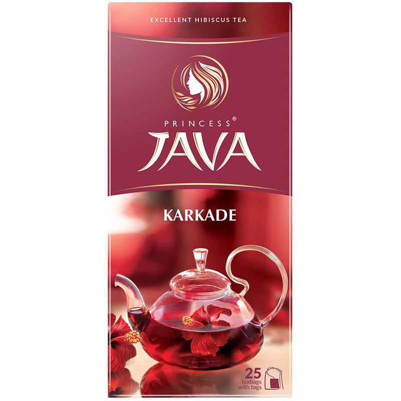Напиток чайный Принцесса Ява Каркадэ в пакетиках, 25х1.5г — фото 3