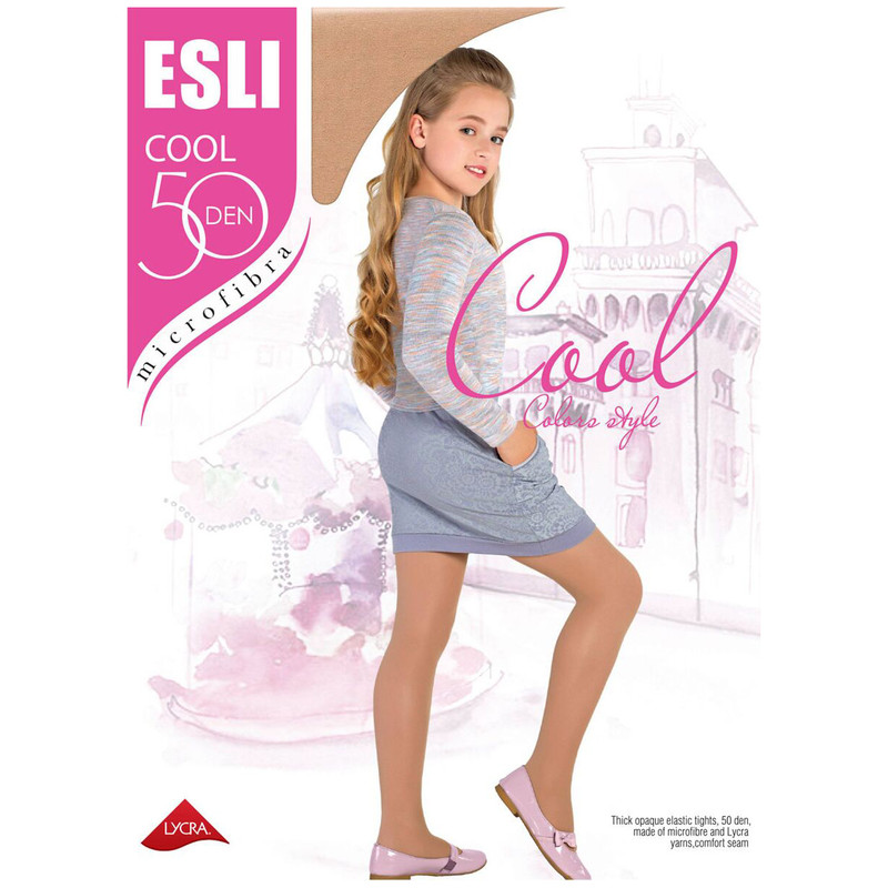 Колготки детские Esli Cool 50 beige р.146-152