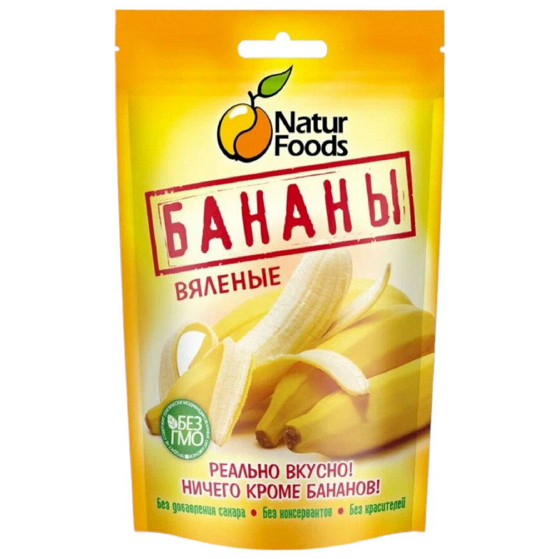 Бананы Naturfoods вяленые, 100г