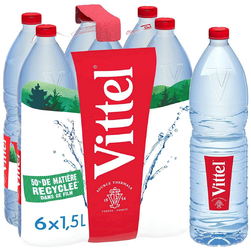 Вода Vittel минеральная природная столовая негазированная, 1,5л — фото 1