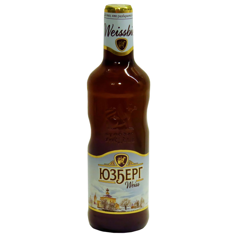 Пиво Weissbier Юзберг Вайс пшеничное светлое нефильтрованное 5.7%, 470мл
