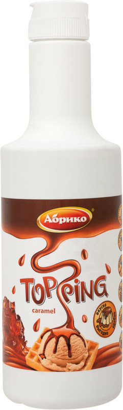 Топпинг Абрико карамель на молочно-растительном сырье, 600мл