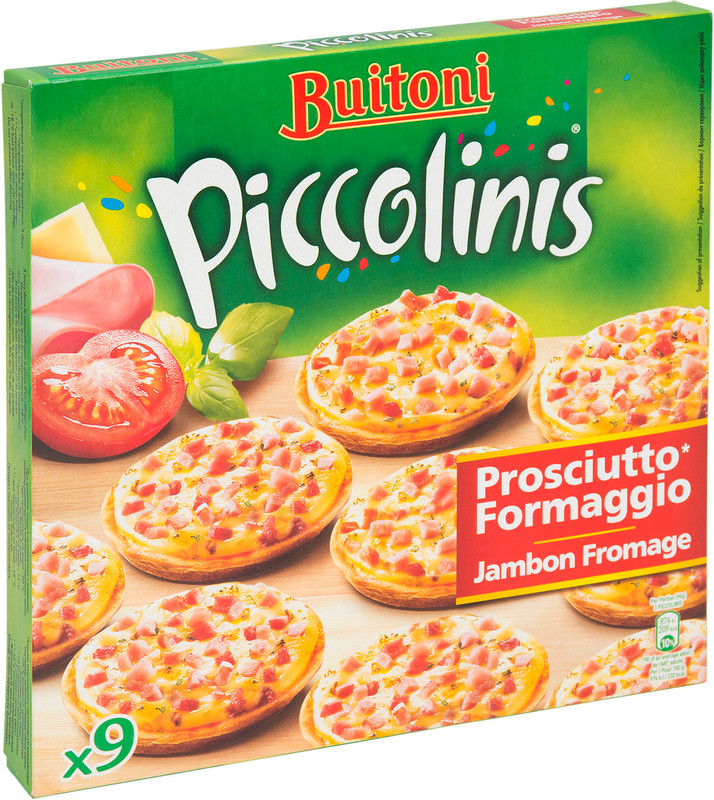 Пицца Buitoni Piccolinis ветчинная 9шт, 270г — фото 3