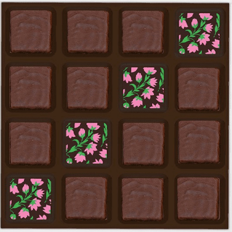 Набор конфет Конфаэль Поздравление 16 Ассорти глазированные шоколадные, 115г — фото 1