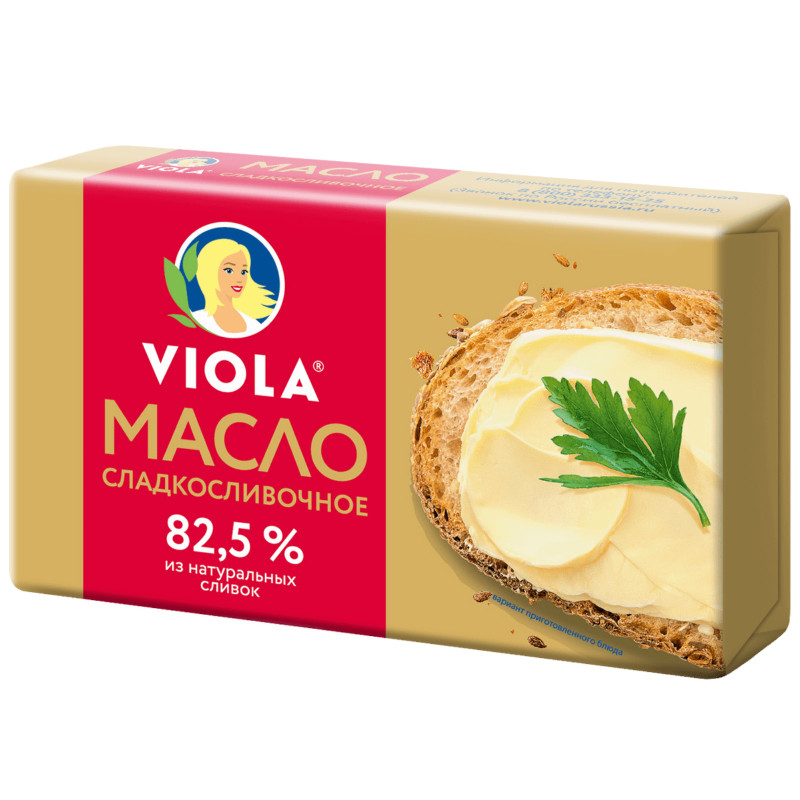 Масло Viola сладкосливочное фасованное 82.5%, 150г — фото 4