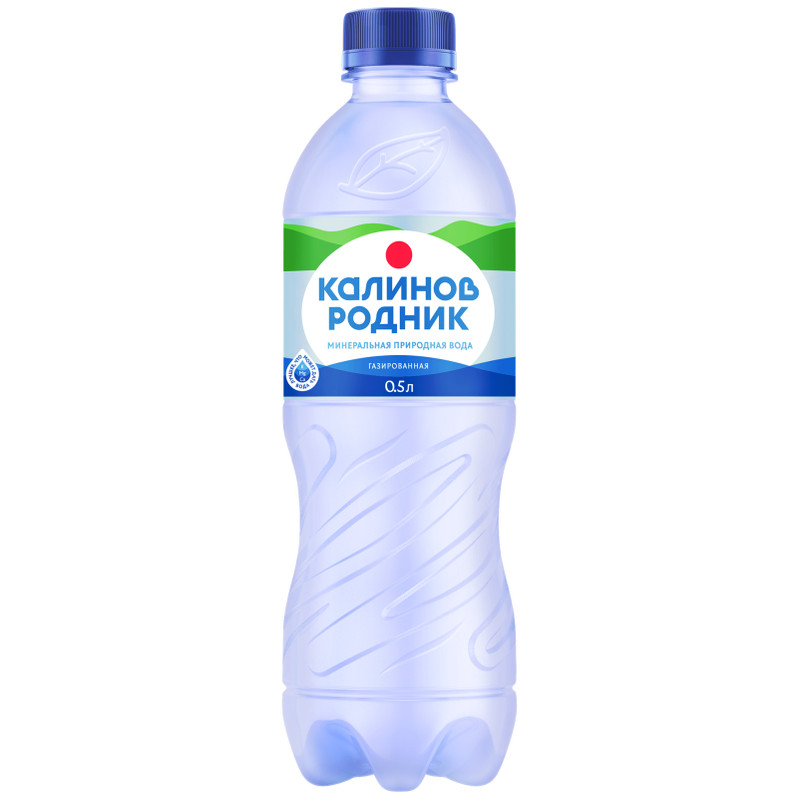 Вода Калинов Родник минеральная природная питьевая газированная, 500мл