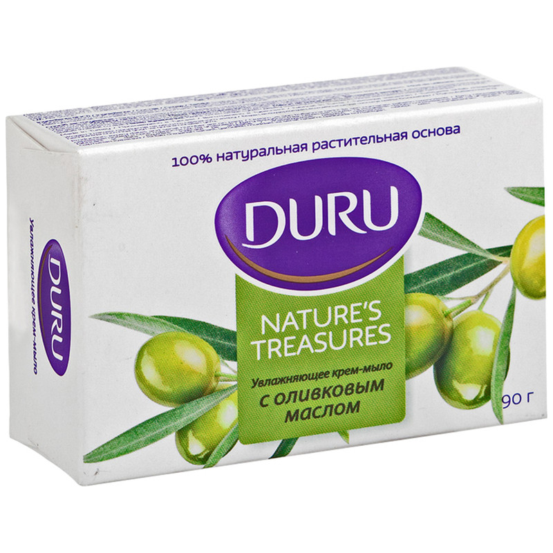 Крем-мыло Duru Natures Treasures Оливковое масло, 90г — фото 1