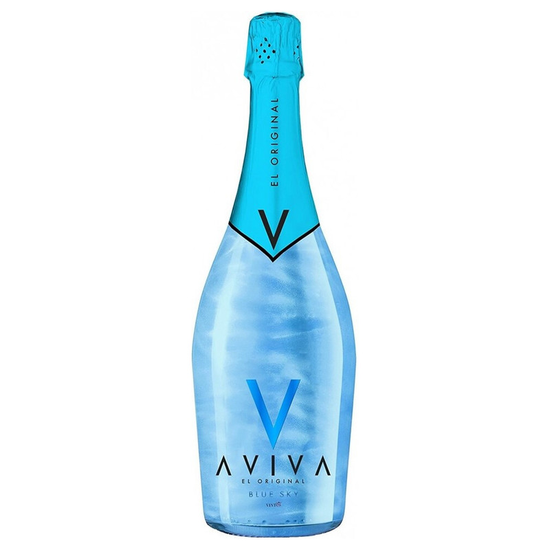 Напиток винный Aviva Блу Скай сладкий газированный 5.5%, 0.75л