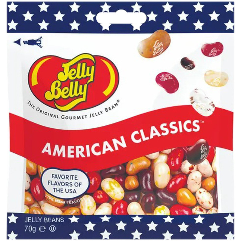 Драже жевательное Jelly Belly Американская классика ассорти, 70г