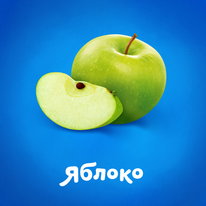 Пюре фруктовое Агуша Яблоко с 4 месяцев, 90г — фото 2