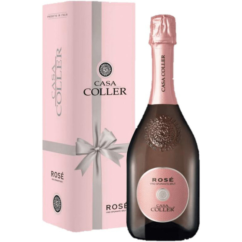 Вино игристое Casa Coller Rose брют розовое 11%, 750мл