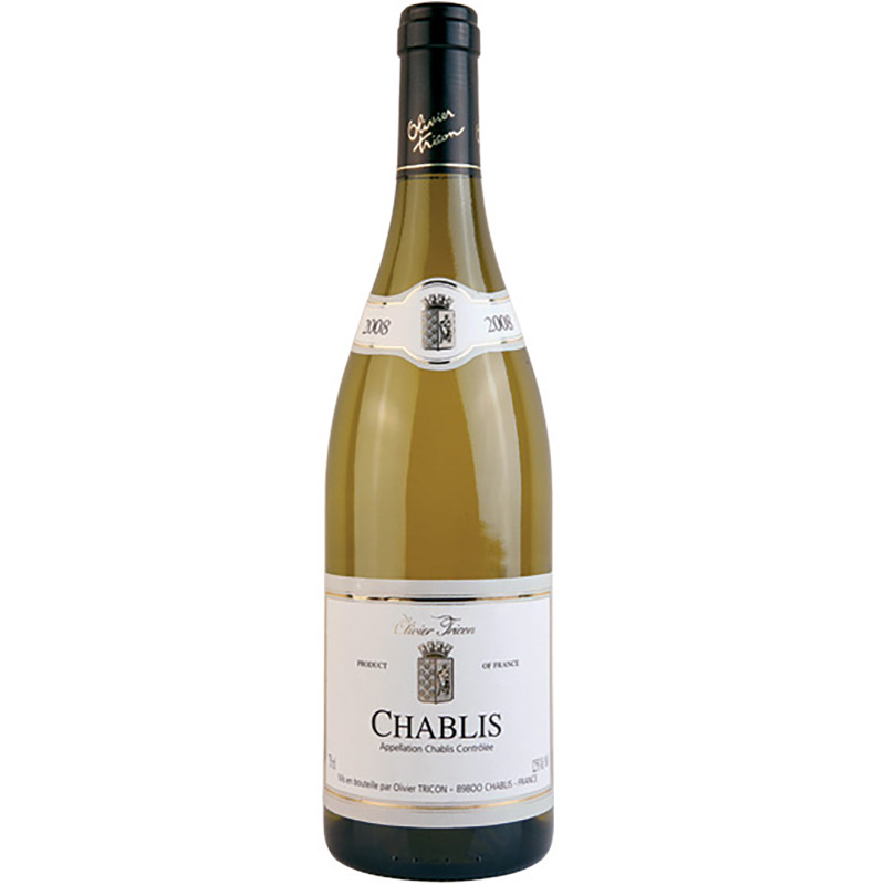 Вино Olivier Tricon Chablis AOC белое сухое 12.5%, 750мл