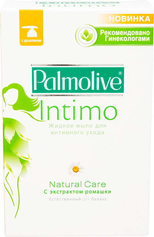 Мыло жидкое Palmolive Intimo с экстрактом ромашки, 300мл — фото 1