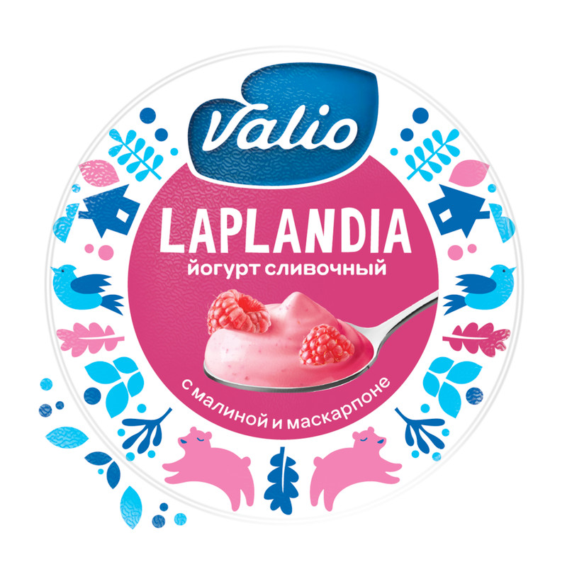 Йогурт Viola Laplandia сливочный с малиной и сыром маскарпоне 7.2%, 180г — фото 3
