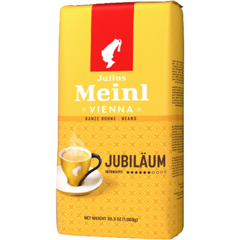 Кофе Julius Meinl юбилейный натуральный жареный в зёрнах, 1кг — фото 1