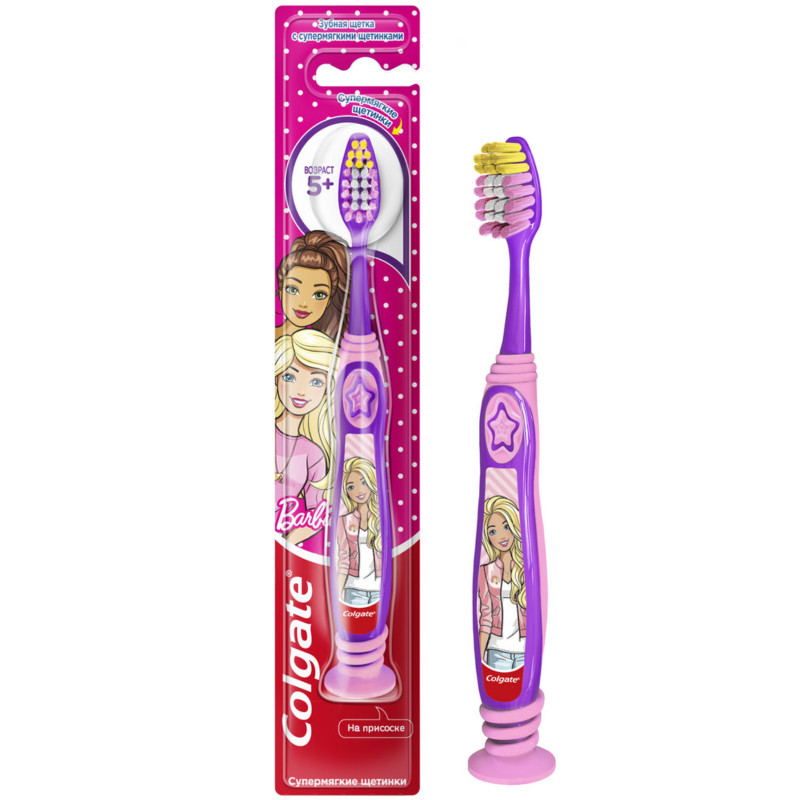 Зубная щётка Colgate для детей 5+ супермягкая в ассортименте — фото 1