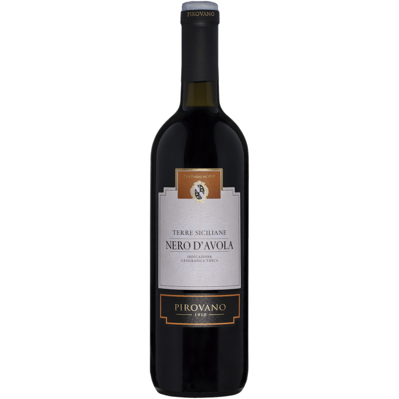 Вино Pirovano Неро д'Авола Терре Сичилиане красное сухое 14%, 750мл