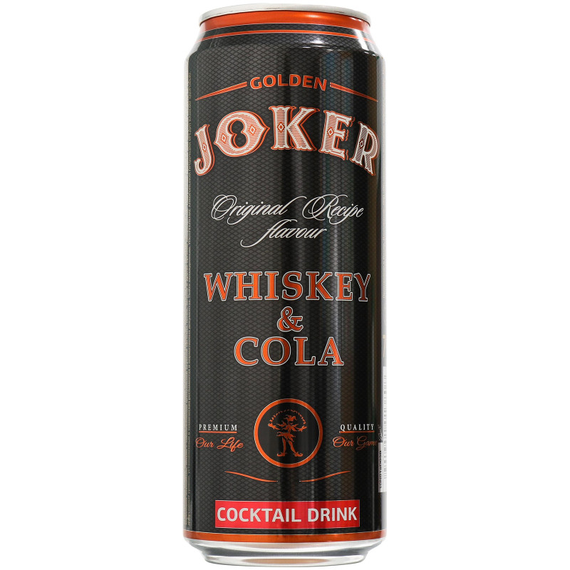 Напиток пивной Golden Joker Виски-кола фильтрованный