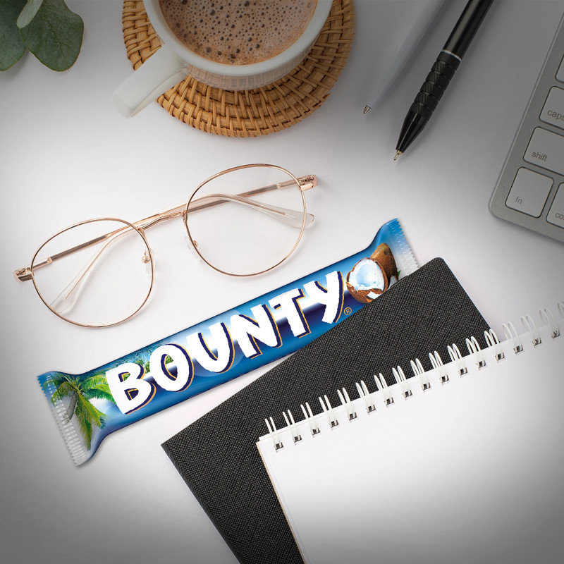 Батончик Bounty с мякотью кокоса в молочном шоколаде, 55г — фото 3