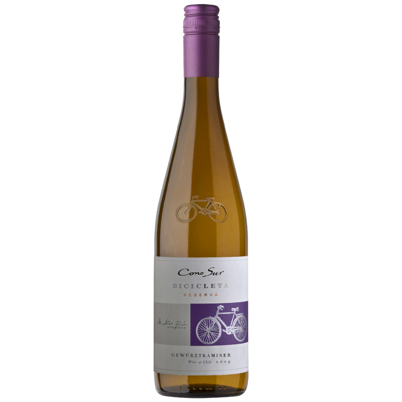 Вино Cono Sur Bicicleta Gewurztraminer белое полусухое 12.5%, 750мл