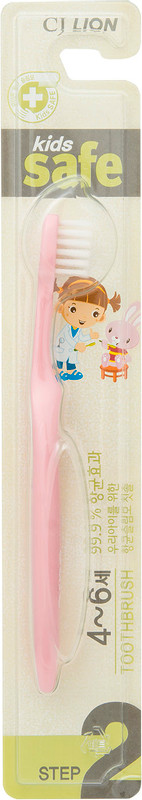Зубная щётка CJ Lion Kids Safe Toothbrush №2 4-6 лет